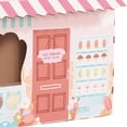 thumbnail image 3 of Casa de cartón para gatos, segura, saludable, resistente al desgaste, portátil, con hierba gatera, Ice House, 3 of 7