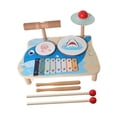 thumbnail image 3 of Batería para niños Educación temprana Habilidad motora Instrumento de percusión de madera Preescolar Animal marítimo, 3 of 9