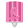 thumbnail image 1 of "Treasures Breast Cancer Awareness Ribb Ceramic Night Light, cara, rosa, 6"" x 4""" Caroline's Treasures BB6978CNL, 1 of 1