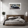 thumbnail image 3 of Stephen Chambers 32x20 White Modern Wood Framed Wall Art Titled - Bugatti Chiron 1, 3 of 6