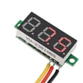 thumbnail image 4 of Medidor De Voltaje, Panel De Voltaje Liviano Portátil Fácil De Conectar Con Pantalla LED Para Autos De Niños Para Motocicletas Para Monitorear El Voltaje De La Batería Para, 4 of 7