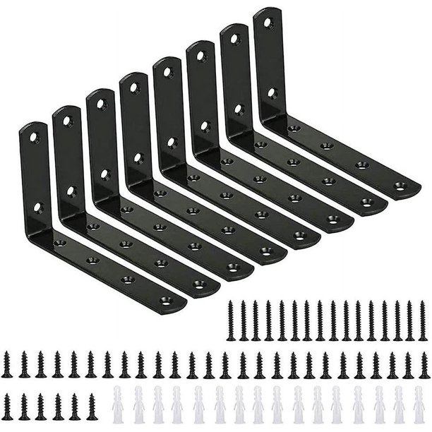 Soporte de ángulo recto de 90 grados, soporte de acero inoxidable, soporte para muebles, soporte, soporte, soporte para estante