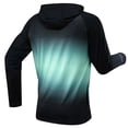 thumbnail image 4 of hoksml Men's Gradient Hooded Running Jacket Full Zip Quick Dry Lightweight Athletic Windbreaker for Outdoor Gym Cycling Daily Wear, 4 of 8