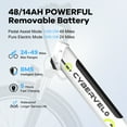 thumbnail image 4 of Aoango Electric Bike for Adults, 26" Tire Ebike, Up to 80Miles, 1000W Peak Motor Mountain Commuting, E-Bike,UL2849, 4 of 6