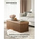 thumbnail image 1 of SONGMICS Puff Almacenaje, Banco de Almacenamiento, 38 x 110 x 38 cm, Soporta hasta 300 kg, para Sala de Estar, Dormitorio, Entrada, Marrón Café, 1 of 5