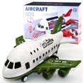 thumbnail image 6 of Aircraft Passenger Plane Carrier Kids Air Freighter Toy with 6 Vehicles for Kids Vehicles, 6 of 6