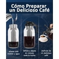 thumbnail image 4 of Wexlerey 64oz Cafetera Cold Brew Vidrio,Jarra Cold Brew con Tapa,Filtro de Acero Inoxidable con Asa,, 4 of 9