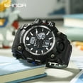 thumbnail image 2 of Sanda Luxury Brand 2022 New Men's Watches 50m Waterproof Sports Military Quartz Watch For Male Wristwatch Relogio Masculino 3132 - Quartz Wristwatches, 2 of 6