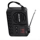 thumbnail image 2 of Radio Digital Portátil con Bluetooth 5.0, Receptor de Radio FM con Pantalla LED, Disco U, Tarjeta TF, Reproductor de MP3 y Altavoz A, 2 of 5