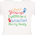 thumbnail image 4 of Inktastic Lacrosse Coach Like Daddy Boys or Girls Long Sleeve Baby Bodysuit, 4 of 5