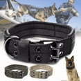 thumbnail image 2 of Adjustable Dog Collar Classic Reflective Training Military Dog Collar Nylon Heavy Duty Tactical Dog Collar German Shepherd, 2 of 9