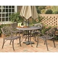 thumbnail image 1 of Home Styles Biscayne 5 Pièces en Métal Patio Salle à Manger Ensemble en Bronze Rouille, 1 of 3