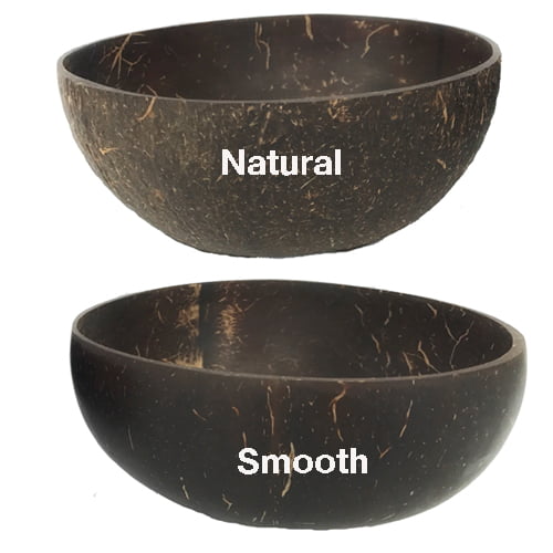 Durable Lightweight 100% Natural Handmade Kitchen Utensils Bowl Polished with Coconut Oil Eco-Friendly Coconut Bowl Useful MEETOZ 3 Pcs Coconut Bowls with Spoons