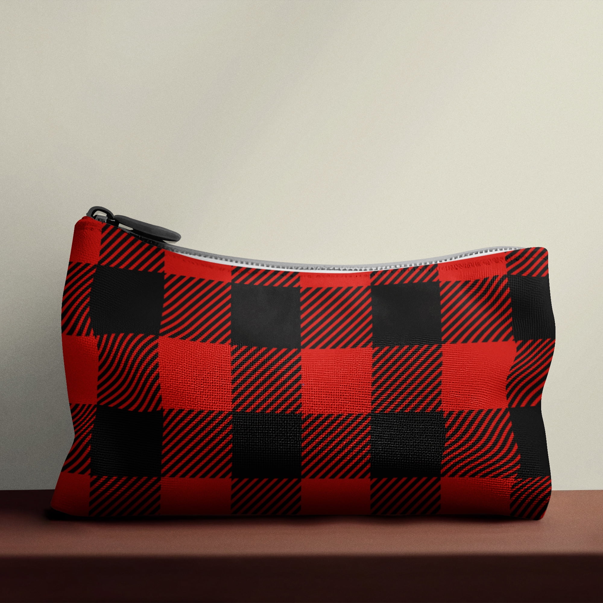 David Textiles 42" Cotton Double-Faced Quilt Buffalo Plaid Fabric By the Yard, Red