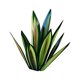 thumbnail image 1 of Ounissouiy Estatuilla única de Metal de Agave, decoración para exteriores con Tequila azul rústico, estatua decorativa para el hogar Jardín y Patio verde, 1 of 6