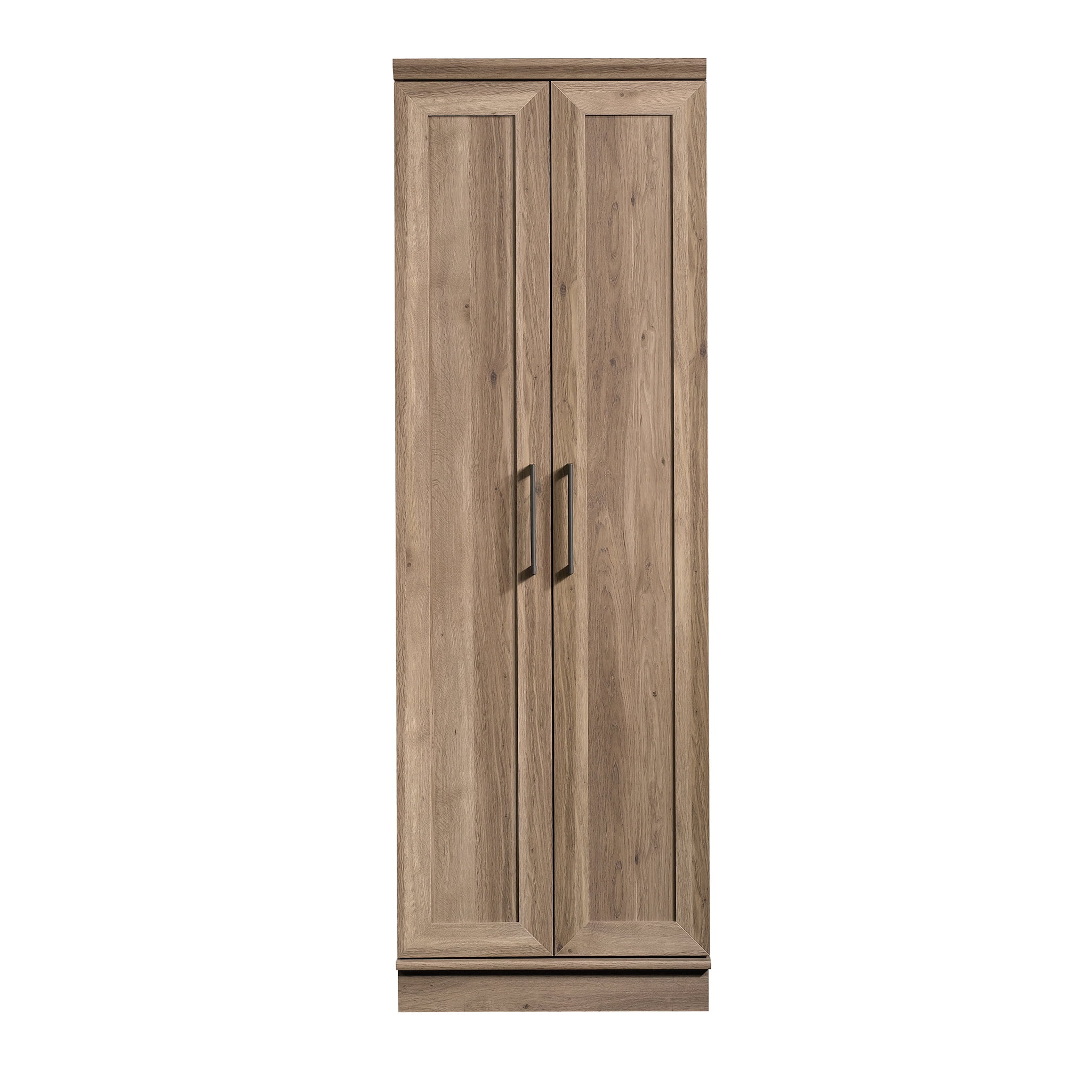 Sauder HomePlus 2-Door Storage Cabinet, Salt Oak Finish - 1
