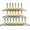 10 Side Brush, variant on Replacement Filters 10 Pack for Yeedi K600 K700 Ecovacs Deebot N79 N79s DN622 500 N79w Robotic Vacuum