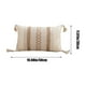 thumbnail image 3 of Funda de almohada con borlas | Cojín decorativo suave de 30 x 50 cm con cremallera oculta | Funda de almohada blanca para dormitorio, sala de estar y oficina, 3 of 6