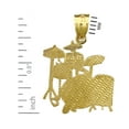 thumbnail image 2 of 14K Gold Drum Kit Pendant, 2 of 5