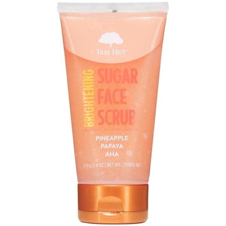 Tree Hut Brightening Face Scrub, Pineapple & Papaya, 7.4 fl oz