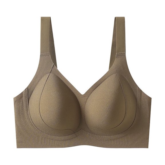 IFNWSV Crystal Chiffon Bra for Women Seamless Minimizer Lift Comfort Wireless Full Coverage