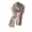 Brown, variant on Deer Print Plush Neck Scarf Windproof Neck Wrap ForAdu1tTeens Winter Essential