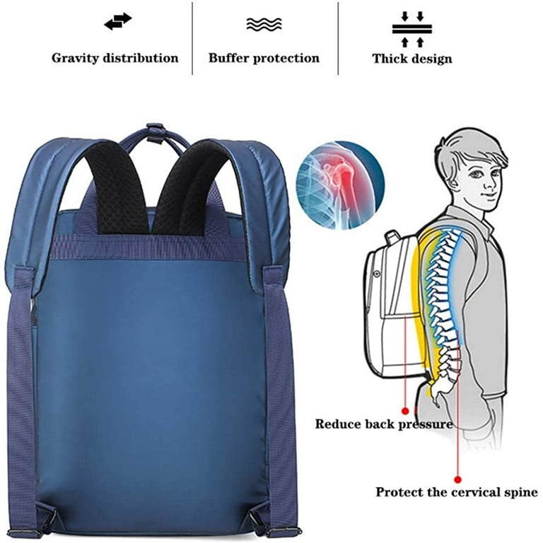 CoCopeanut Laptop Backpack 14 Inch Nylon Business Travel Backpack