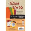 Aunt Martha Fall Collection Stitch 'em Up Dinner Napkins For Embroidery, 4Pk