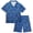 Blue Video Games, variant on Boys Pajama Set Breathable Button Down Sleep Shirt and Pajama Shorts Sleepwear Set 2 Piece