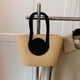 thumbnail image 5 of Bolso de Tote Tejido de Cuerda Gran Capacidad 12.6x7.87x3.94in Color Khaki con Bloque de Color Blanco, Bolso de Playa para el Hombro con Asa Portátil y Duradera., 5 of 6