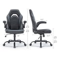 thumbnail image 2 of Alvantor Gaming Chair, PU Leather Comfortable Ergonomic Computer Chair Height Adjustable with Swivel and Lumbar Support, 2 of 7