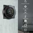 thumbnail image 4 of Tuya Wifi Thermostat LCD Digital Touch Temperature Control for Alexa Black,Water Heating (WiFi), 4 of 5