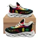 thumbnail image 1 of Nuevas zapatillas de moda para mujer con estampado de rompecabezas colorido y patrones de concienciación sobre el autismo, zapatillas para correr al aire libre, calzado deportivo cómodo y fitness., 1 of 6