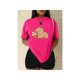 thumbnail image 1 of Playera blusa De Capybara Comiendo Helado Capibara Ropa De Mujer Chic Color Fucsia Talla Chica Marca Emil SaEs, 1 of 4