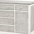 thumbnail image 4 of Sea Wind Florida Islamorada Wood Dresser with 6 Drawers in Gray/White, 4 of 5