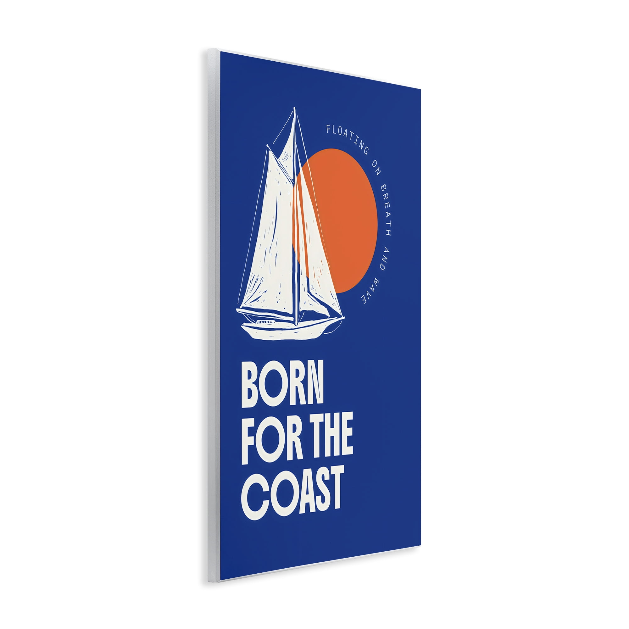 Stupell Industries Born For The Coast Wall Plaque Art, design by Creative Studio