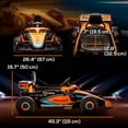 thumbnail image 3 of Qaba 12V Electric Car for Kids with Remote Control for 3-5 Years, Orange, 3 of 10