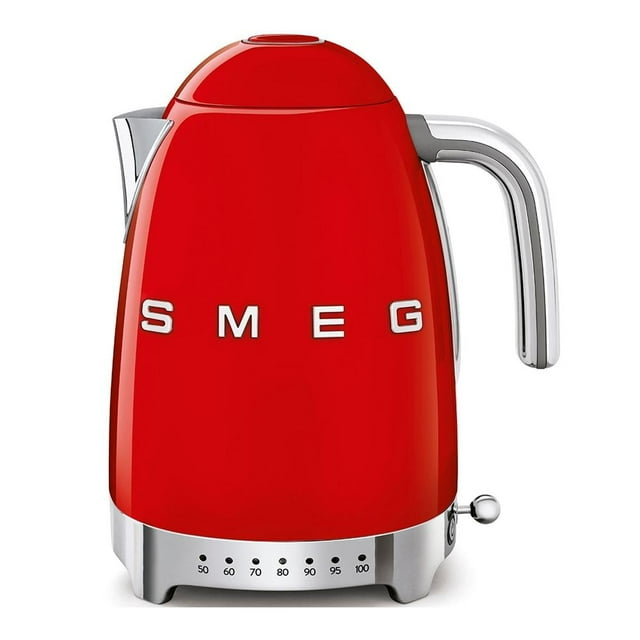 Tetera Smeg de Temperatura Variable Roja