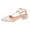 Beige, variant on TIEVOSA Baotou Sandals Women's High Class Sense Thick Heel Pointed Head One Strap Women's Shoes