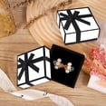thumbnail image 4 of RUINIPOT 2 Pcs Delicate Gift Boxes - Jewelry Gift Box Set, White Jewellery Gift Box with Lids Ring Earring Box Square Necklace Gift Box,Elegant Small Gift Box with Foam Padding, 4 of 7