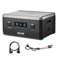 thumbnail image 1 of VEVOR Extra Battery for Portable Power Station, 2160Wh LiFePO4 Extra Expansion Battery with 3 Output Ports for Home Use, Outdoor Camping, Road Trips, RVs, Emergencies, 1 of 9