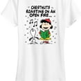 thumbnail image 3 of Peanuts - Lucy Snoopy Christmas Carol - Women's Short Sleeve Graphic T-Shirt, 3 of 6