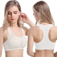 thumbnail image 3 of Sujetador deportivo de malla doble hueca sin aro a prueba de golpes para correr, yoga, fitness, ropa interior deportiva para mujer, 3 of 6