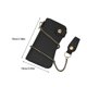 thumbnail image 5 of Cartera de cuero Qarigey antirrobo de cadena larga con cremallera Estuche para tarjetas de crédito Negro, 5 of 6