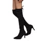 thumbnail image 4 of Zapatos de mujer con cordones en punta tacones altos leopardo moda resiliencia botas altas Wmkox8yii  hfjk394, 4 of 4