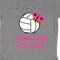 thumbnail image 3 of Inktastic Volleyball Butterfly Princess Girls Baby Bodysuit, 3 of 4