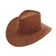 thumbnail image 1 of Sombrero de vaquero occidental de Protección de verano Sombrero Fedora de Panamá Sombrero plegable enrollable Floppy Beach Trilby Gorras - Gris Azul Sunnimix  Sombrero de vaquero occidental, 1 of 8