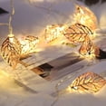 thumbnail image 4 of Guirnalda de luces LED de 10/20 con pilas, estilo hojas, para Navidad, San Valentín, sala de estar, jardín, decoración, 4 of 4