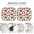 thumbnail image 6 of Haiem Hand Drawn Strawberry Car Windshield Sun Shade (2 Pieces) Foldable Windshield Sun Shade Car Accessories for Truck SUV Pickup-Small, 6 of 7
