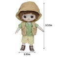 thumbnail image 3 of Juguetes de piscina, juguetes para bebés, juguetes para niños pequeños, muñecos bonitos, muñecos para vestir en patineta, muñecos articulados móviles, regalos para niños y niñas., 3 of 8